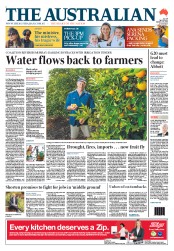 The Australian (Australia) Newspaper Front Page for 20 January 2014