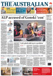 The Australian (Australia) Newspaper Front Page for 21 May 2013
