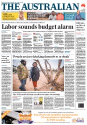 The Australian (Australia) Newspaper Front Page for 23 April 2013