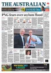 The Australian (Australia) Newspaper Front Page for 23 August 2013