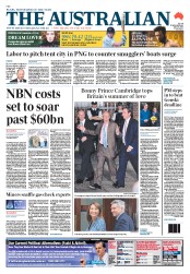 The Australian (Australia) Newspaper Front Page for 24 July 2013