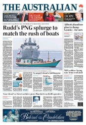 The Australian (Australia) Newspaper Front Page for 26 July 2013