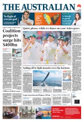 The Australian (Australia) Newspaper Front Page for 27 December 2013