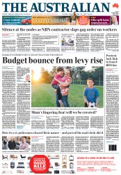 The Australian (Australia) Newspaper Front Page for 2 May 2013