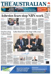 The Australian (Australia) Newspaper Front Page for 30 May 2013