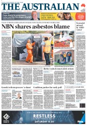 The Australian (Australia) Newspaper Front Page for 31 May 2013