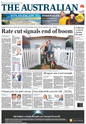 The Australian (Australia) Newspaper Front Page for 3 October 2012