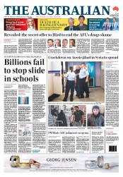 The Australian (Australia) Newspaper Front Page for 4 December 2013