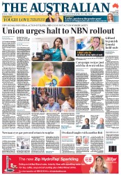 The Australian (Australia) Newspaper Front Page for 5 June 2013