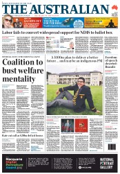 The Australian (Australia) Newspaper Front Page for 7 May 2013