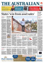 The Australian (Australia) Newspaper Front Page for 8 January 2014