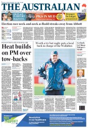 The Australian (Australia) Newspaper Front Page for 9 July 2013