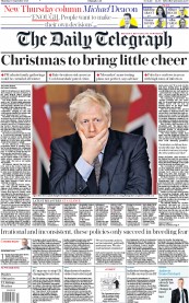 The Daily Telegraph (UK) Newspaper Front Page for 10 September 2020