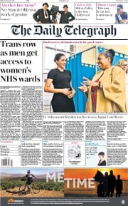 The Daily Telegraph (UK) Newspaper Front Page for 11 January 2019