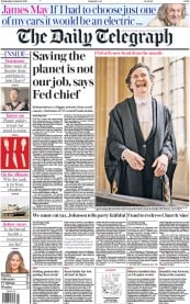 The Daily Telegraph (UK) Newspaper Front Page for 11 January 2023