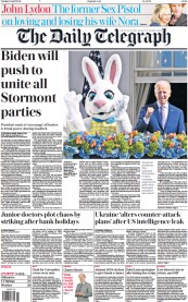 The Daily Telegraph (UK) Newspaper Front Page for 11 April 2023