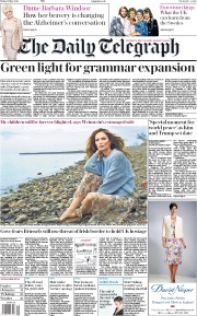 The Daily Telegraph (UK) Newspaper Front Page for 11 May 2018