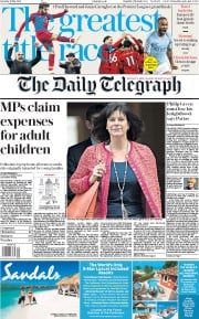 The Daily Telegraph (UK) Newspaper Front Page for 11 May 2019