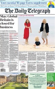 The Daily Telegraph (UK) Newspaper Front Page for 11 June 2021