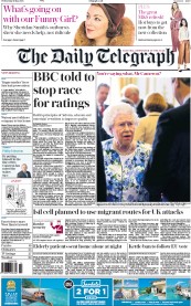 The Daily Telegraph (UK) Newspaper Front Page for 12 May 2016