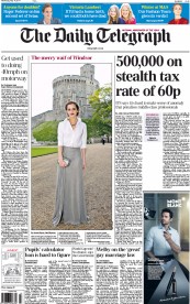 The Daily Telegraph (UK) Newspaper Front Page for 14 May 2014