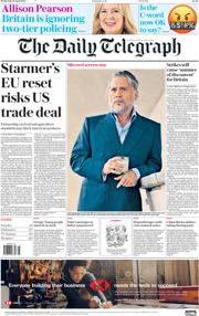 The Daily Telegraph front page for 16 April 2025