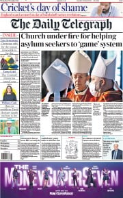 The Daily Telegraph (UK) Newspaper Front Page for 17 November 2021