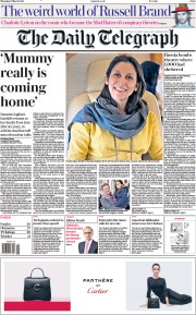 The Daily Telegraph (UK) Newspaper Front Page for 17 March 2022