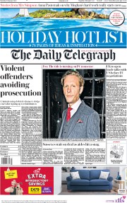 The Daily Telegraph (UK) Newspaper Front Page for 18 January 2020