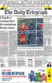 The Daily Telegraph (UK) Newspaper Front Page for 18 June 2020