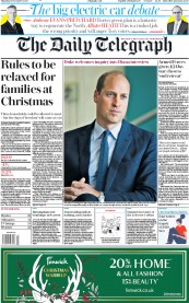 The Daily Telegraph (UK) Newspaper Front Page for 19 November 2020