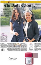 The Daily Telegraph (UK) Newspaper Front Page for 19 May 2018