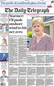 The Daily Telegraph (UK) Newspaper Front Page for 19 June 2023