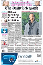 The Daily Telegraph (UK) Newspaper Front Page for 1 April 2023