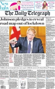 The Daily Telegraph (UK) Newspaper Front Page for 1 May 2020