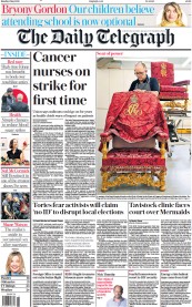 The Daily Telegraph (UK) Newspaper Front Page for 1 May 2023