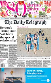 The Daily Telegraph (UK) Newspaper Front Page for 20 April 2019