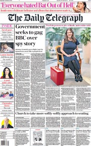 The Daily Telegraph (UK) Newspaper Front Page for 22 January 2022