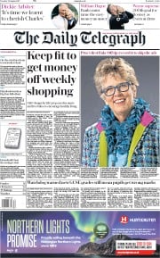 The Daily Telegraph (UK) Newspaper Front Page for 22 August 2017