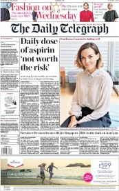 The Daily Telegraph (UK) Newspaper Front Page for 23 January 2019