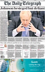 The Daily Telegraph (UK) Newspaper Front Page for 23 March 2023