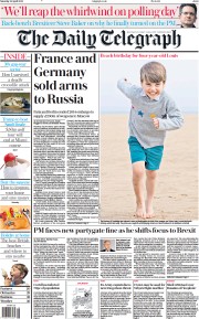The Daily Telegraph (UK) Newspaper Front Page for 23 April 2022