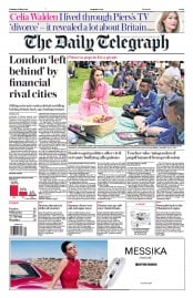 The Daily Telegraph (UK) Newspaper Front Page for 23 May 2023