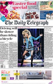The Daily Telegraph (UK) Newspaper Front Page for 24 March 2018