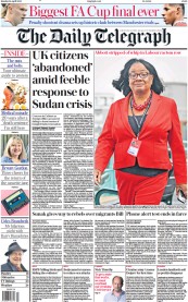 The Daily Telegraph (UK) Newspaper Front Page for 24 April 2023