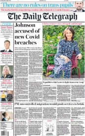 The Daily Telegraph (UK) Newspaper Front Page for 24 May 2023
