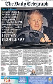 The Daily Telegraph (UK) Newspaper Front Page for 25 March 2019