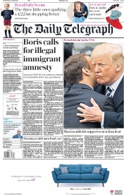 The Daily Telegraph (UK) Newspaper Front Page for 25 April 2018