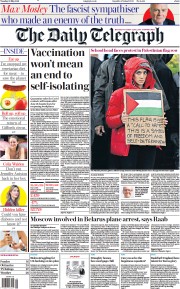 The Daily Telegraph (UK) Newspaper Front Page for 25 May 2021