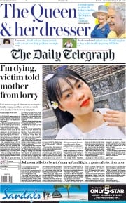 The Daily Telegraph (UK) Newspaper Front Page for 26 October 2019